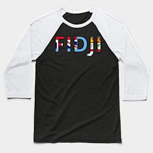 Drapeau Fidji Baseball T-Shirt